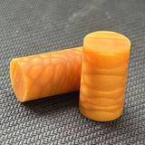 Maxbell 2Pcs Billiard Cue Stick Ferrule Portable Repair Accessories Replacement Part yellow