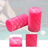 Maxbell 2Pcs Billiard Cue Stick Ferrule Portable Repair Accessories Replacement Part pink