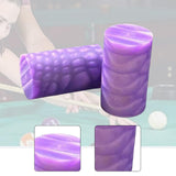 Maxbell 2Pcs Billiard Cue Stick Ferrule Portable Repair Accessories Replacement Part purple