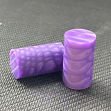 Maxbell 2Pcs Billiard Cue Stick Ferrule Portable Repair Accessories Replacement Part purple