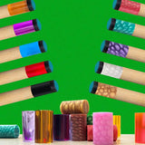 Maxbell DIY Billiard Cue Stick Ferrule 15mm Diameter Replace Parts Pool Cue Ferrule