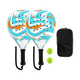Maxbell 2 Pieces Outdoor Paddle Tennis Racquets for Children Adults Beginners Sports