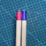 Maxbell Billiard Cue Stick Ferrule Professional Snooker Pool Repair Accessories 25cm pink