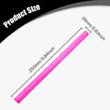 Maxbell Billiard Cue Stick Ferrule Professional Snooker Pool Repair Accessories 25cm pink