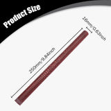 Maxbell Billiard Cue Stick Ferrule Professional Snooker Pool Repair Accessories 25cm brown