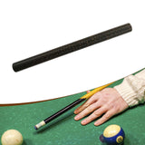 Maxbell Billiard Cue Stick Ferrule Professional Snooker Pool Repair Accessories 25cm black