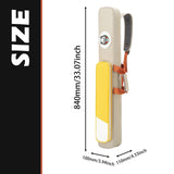 Maxbell Pool Cues Case 5 Holes Equipment Pouch Lightweight Billiard Pole Storage Bag Yellow