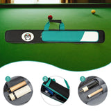 Maxbell Pool Cues Case 5 Holes Equipment Pouch Lightweight Billiard Pole Storage Bag Green