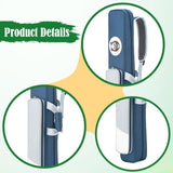 Maxbell Pool Cues Case 5 Holes Equipment Pouch Lightweight Billiard Pole Storage Bag Blue