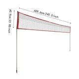 Maxbell Volleyball Training Net Portable Training Equipment for Outdoor Spiking Solo