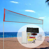 Maxbell Volleyball Training Net Portable Training Equipment for Outdoor Spiking Solo