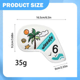 Maxbell 9 Pieces Golf Iron Covers Women Men Golfer Protection Guard Golf Club Covers