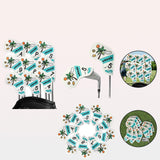 Maxbell 9 Pieces Golf Iron Covers Women Men Golfer Protection Guard Golf Club Covers