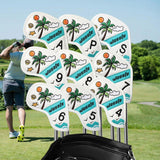 Maxbell 9 Pieces Golf Iron Covers Women Men Golfer Protection Guard Golf Club Covers