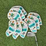 Maxbell 9 Pieces Golf Iron Covers Women Men Golfer Protection Guard Golf Club Covers