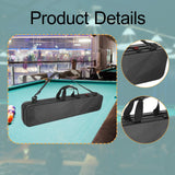Maxbell Billiard Pool Cue Carrying Case Protector Container Billiard Rod Storage Bag Regular Black