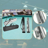 Maxbell Billiard Pool Cue Carrying Case Protector Container Billiard Rod Storage Bag Regular Black