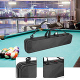 Maxbell Billiard Pool Cue Carrying Case Protector Container Billiard Rod Storage Bag Regular Black