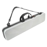 Maxbell Billiard Pool Cue Carrying Case Protector Container Billiard Rod Storage Bag Regular Silver