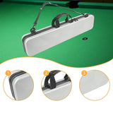 Maxbell Billiard Pool Cue Carrying Case Protector Container Billiard Rod Storage Bag Regular Silver