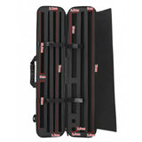 Maxbell Billiard Pool Cue Carrying Case Protector Container Billiard Rod Storage Bag Code Lock Black