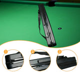 Maxbell Billiard Pool Cue Carrying Case Protector Container Billiard Rod Storage Bag Code Lock Black