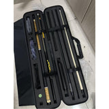 Maxbell Billiard Pool Cue Carrying Case Protector Container Billiard Rod Storage Bag Code Lock Black