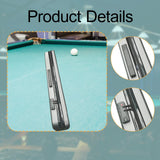 Maxbell Billiard Pool Cue Carrying Case Protector Container Billiard Rod Storage Bag Code Lock Silver