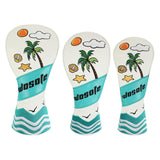 Maxbell Golf Club Head Cover PU Portable Stylish Scratch Resistant Protection Sleeve Driver