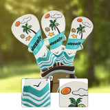 Maxbell Golf Club Head Cover PU Portable Stylish Scratch Resistant Protection Sleeve Driver