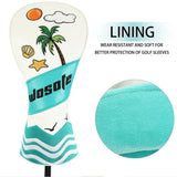 Maxbell Golf Club Head Cover PU Portable Stylish Scratch Resistant Protection Sleeve Driver