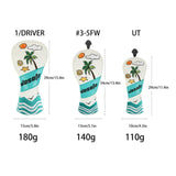 Maxbell Golf Club Head Cover PU Portable Stylish Scratch Resistant Protection Sleeve Driver