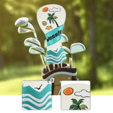 Maxbell Golf Club Head Cover PU Portable Stylish Scratch Resistant Protection Sleeve Driver