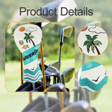 Maxbell Golf Club Head Cover PU Portable Stylish Scratch Resistant Protection Sleeve Driver