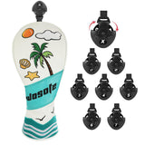 Maxbell Golf Club Head Cover PU Portable Stylish Scratch Resistant Protection Sleeve Fairway Wood