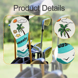 Maxbell Golf Club Head Cover PU Portable Stylish Scratch Resistant Protection Sleeve Fairway Wood