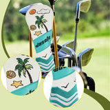 Maxbell Golf Club Head Cover PU Portable Stylish Scratch Resistant Protection Sleeve Utility