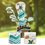 Maxbell Golf Club Head Cover PU Portable Stylish Scratch Resistant Protection Sleeve Utility