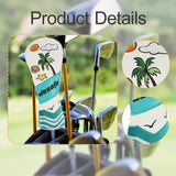 Maxbell Golf Club Head Cover PU Portable Stylish Scratch Resistant Protection Sleeve Utility