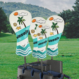 Maxbell 4Pcs Golf Club Head Covers Universal Golfer Gift Portable Stylish Protectors