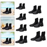 Maxbell Diving Boots Amphibious Water Shoes Professional Cleated Outsole Side Zipper EU 36 to 37