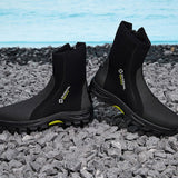 Maxbell Diving Boots Amphibious Water Shoes Professional Cleated Outsole Side Zipper EU 38 to 39