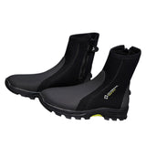 Maxbell Diving Boots Amphibious Water Shoes Professional Cleated Outsole Side Zipper EU 40 to 41