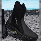 Maxbell Diving Boots Amphibious Water Shoes Professional Cleated Outsole Side Zipper EU 43 to 44