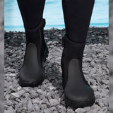 Maxbell Diving Boots Amphibious Water Shoes Professional Cleated Outsole Side Zipper EU 43 to 44