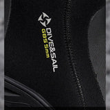 Maxbell Diving Boots Amphibious Water Shoes Professional Cleated Outsole Side Zipper EU 45