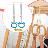 Maxbell 2 Pieces Gymnastic Rings for Kids Exercise Rings for Household