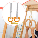 Maxbell 2 Pieces Gymnastic Rings for Kids Exercise Rings for Household