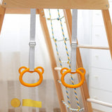 Maxbell 2 Pieces Gymnastic Rings for Kids Exercise Rings for Household