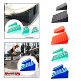 Maxbell 2Pcs Squat Wedge Block Slant Board Calf Stretching for Pilates Indoor Sports Black
